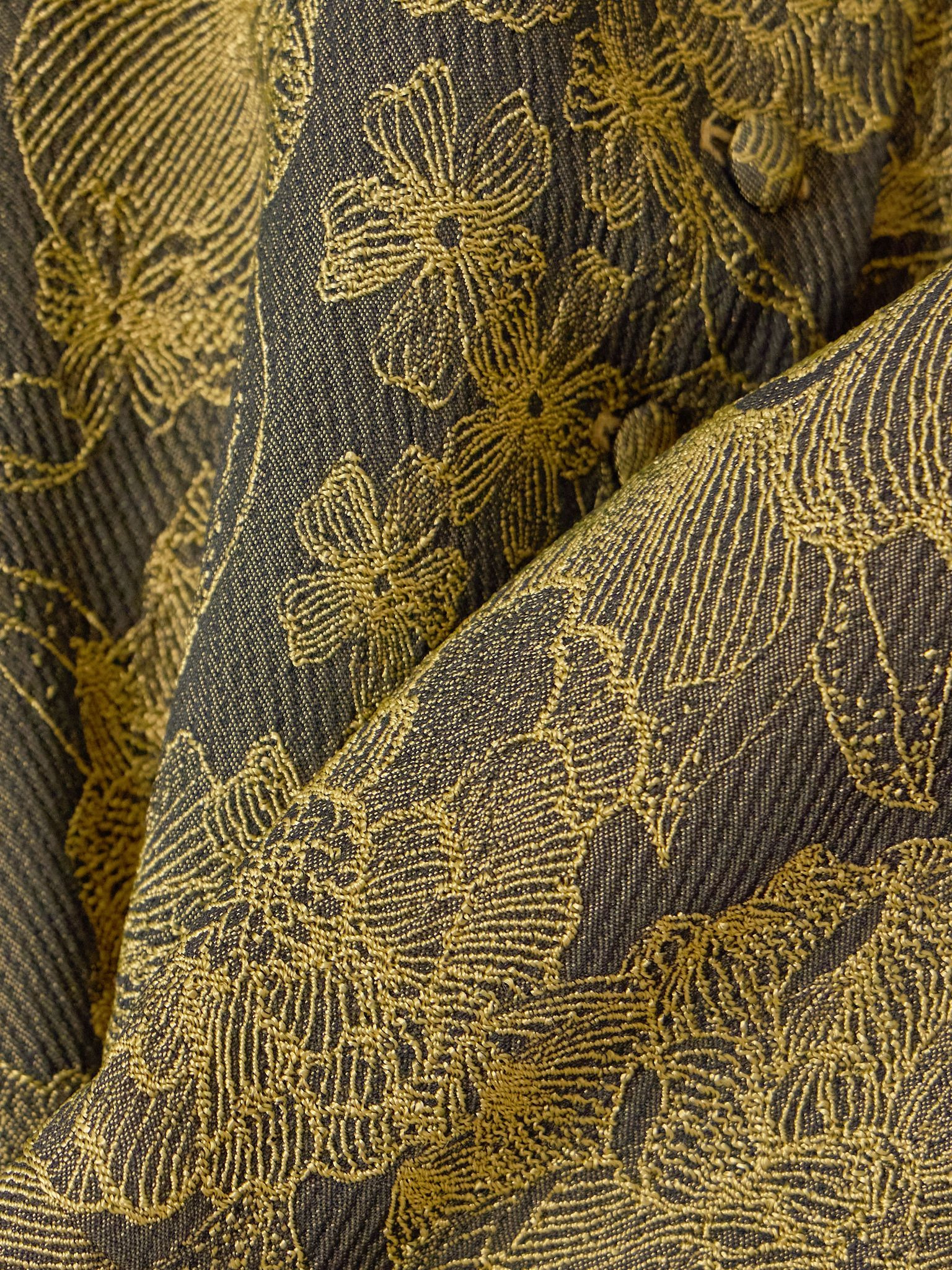 Amoako Peonia embroidered twill blazer Green - 4