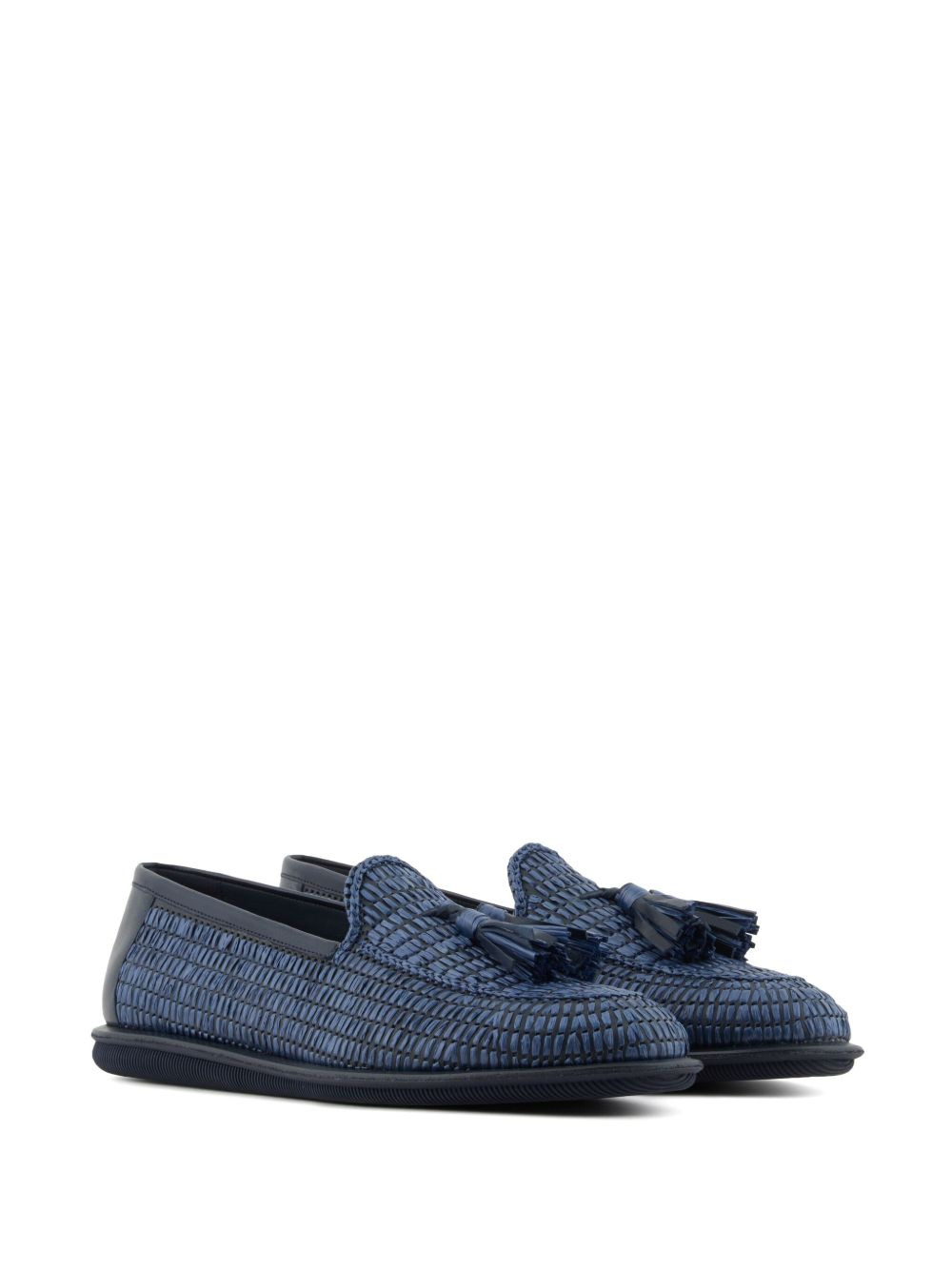 tassel-detail leather loafers - 2