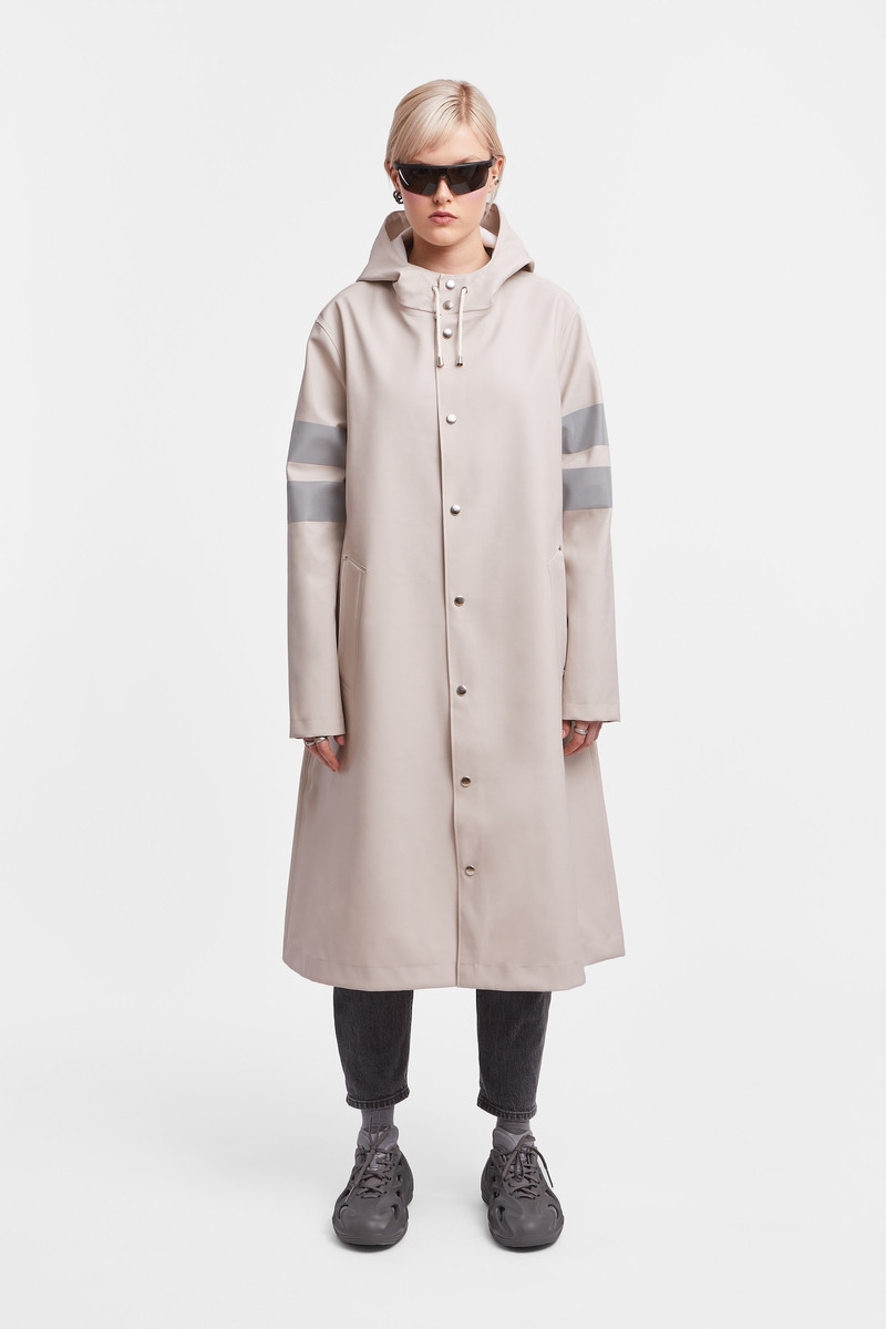 Stutterheim Norrbro Bike Raincoat Light Sand outlook