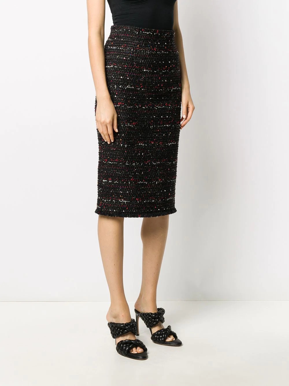 tweed pencil skirt - 3