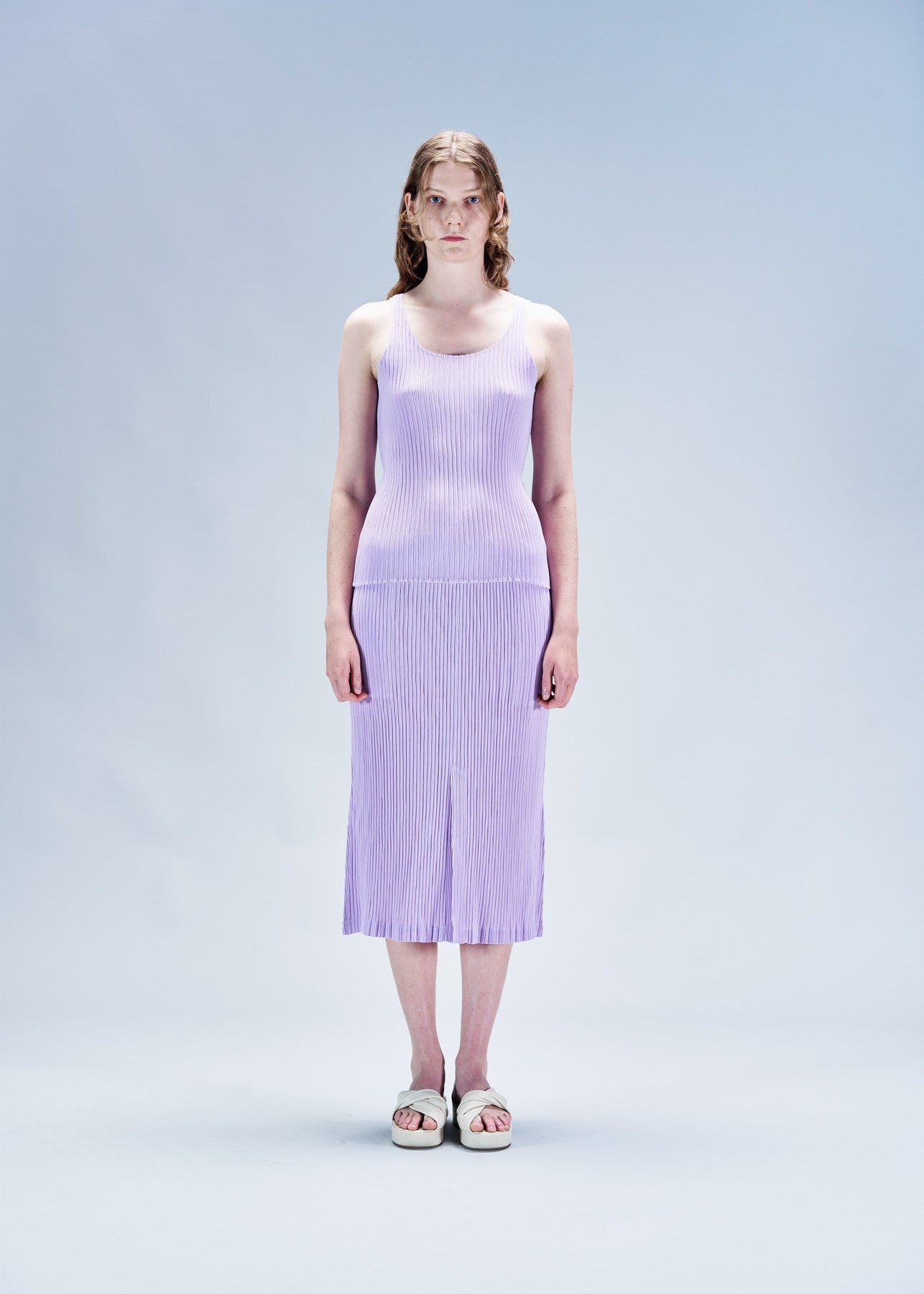 ISSEY MIYAKE HATCHING BOTTOMS SKIRT | REVERSIBLE