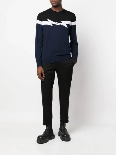 Neil Barrett cropped tailored-cut trousers outlook