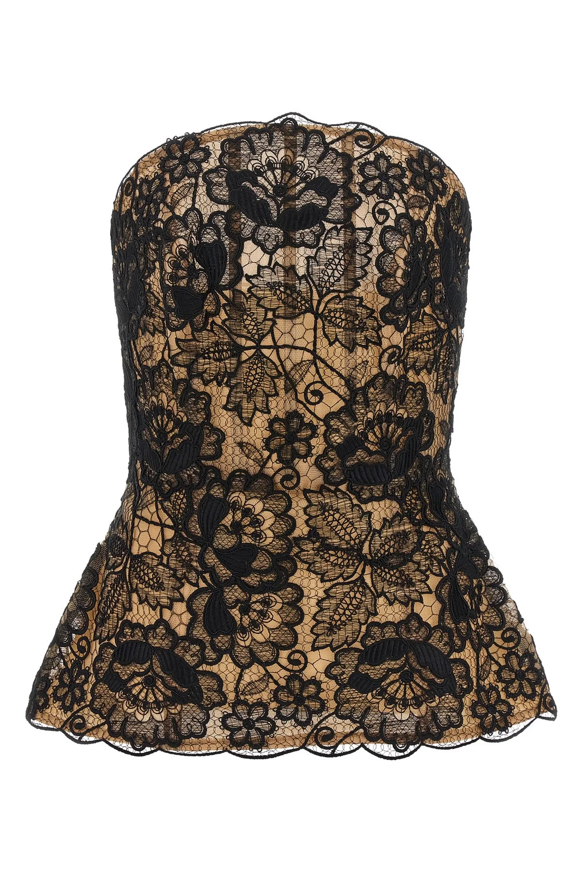 Guipure Lace Corset - 1