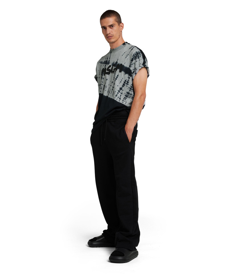 Sweat pants with double elastic waistband logo 5