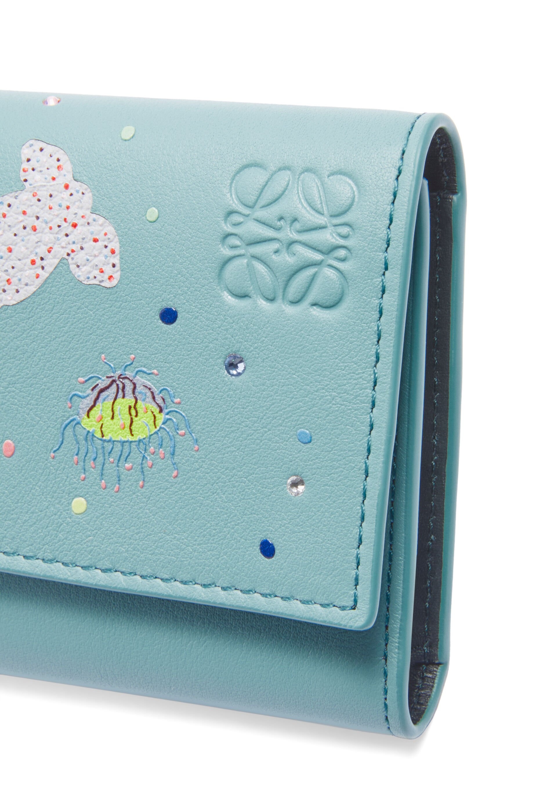 Squid small vertical wallet in nappa calfskin - 5