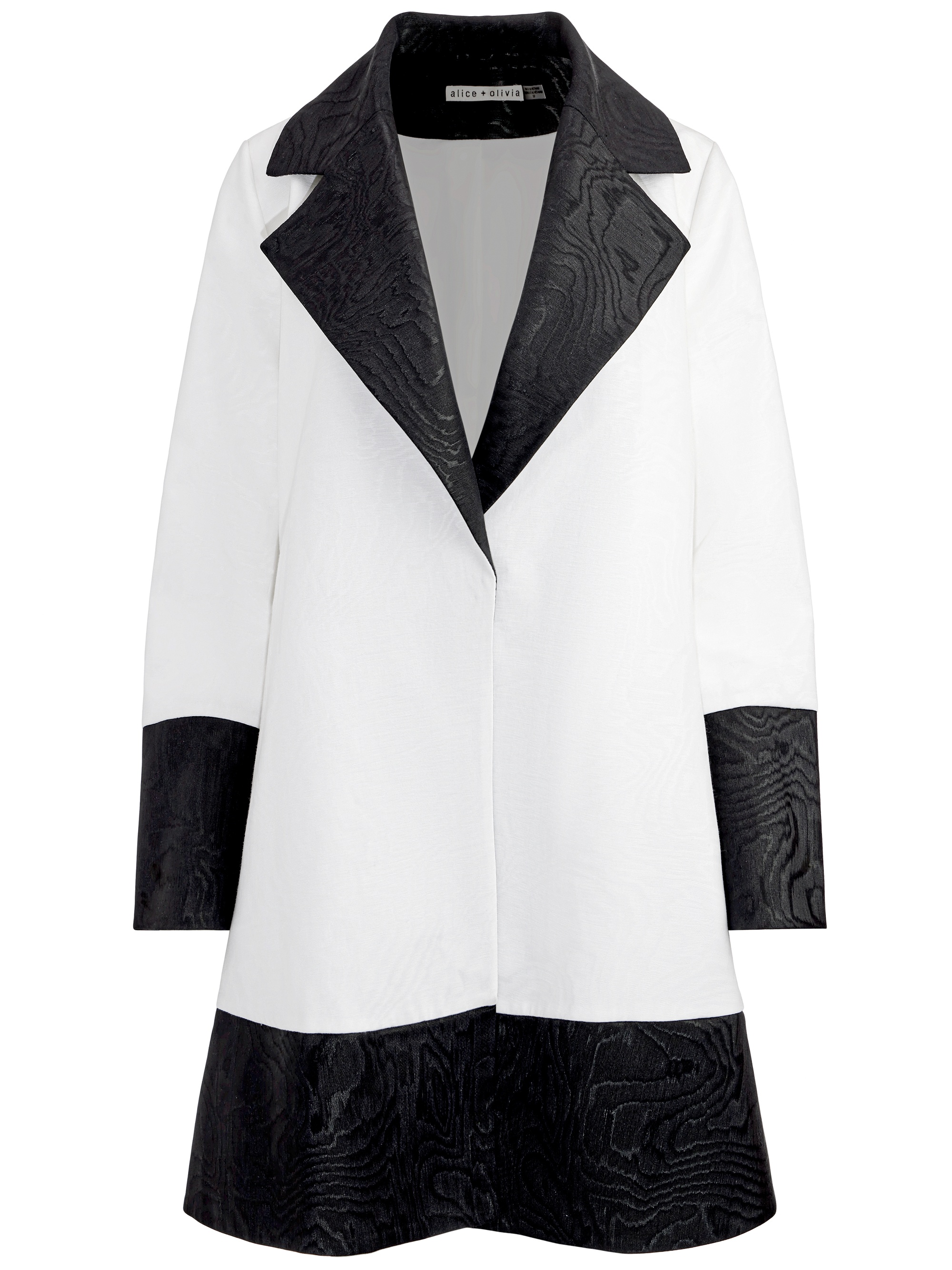 PAOLA SWING COAT WITH BORDER DETAIL - 1