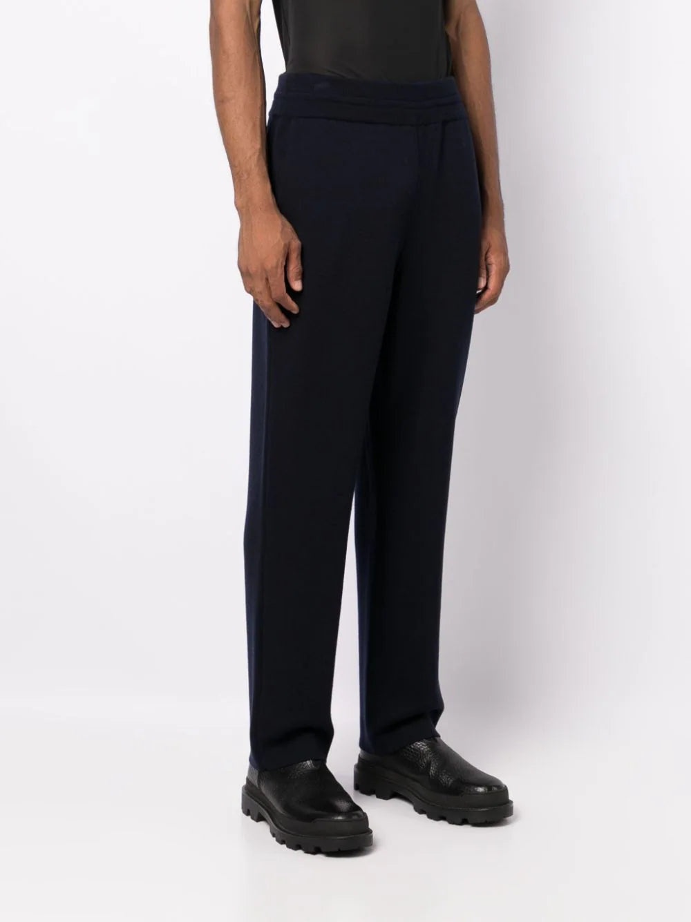 STRAIGHT-LEG WOOL-BLEND TRACK PANTS - 3