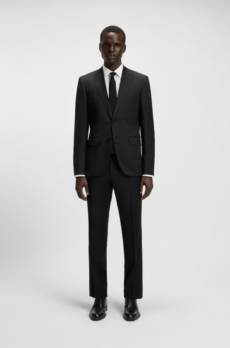 BOSS PLAIN AND STRUCTURED DERBY SHOES IN LEATHER outlook