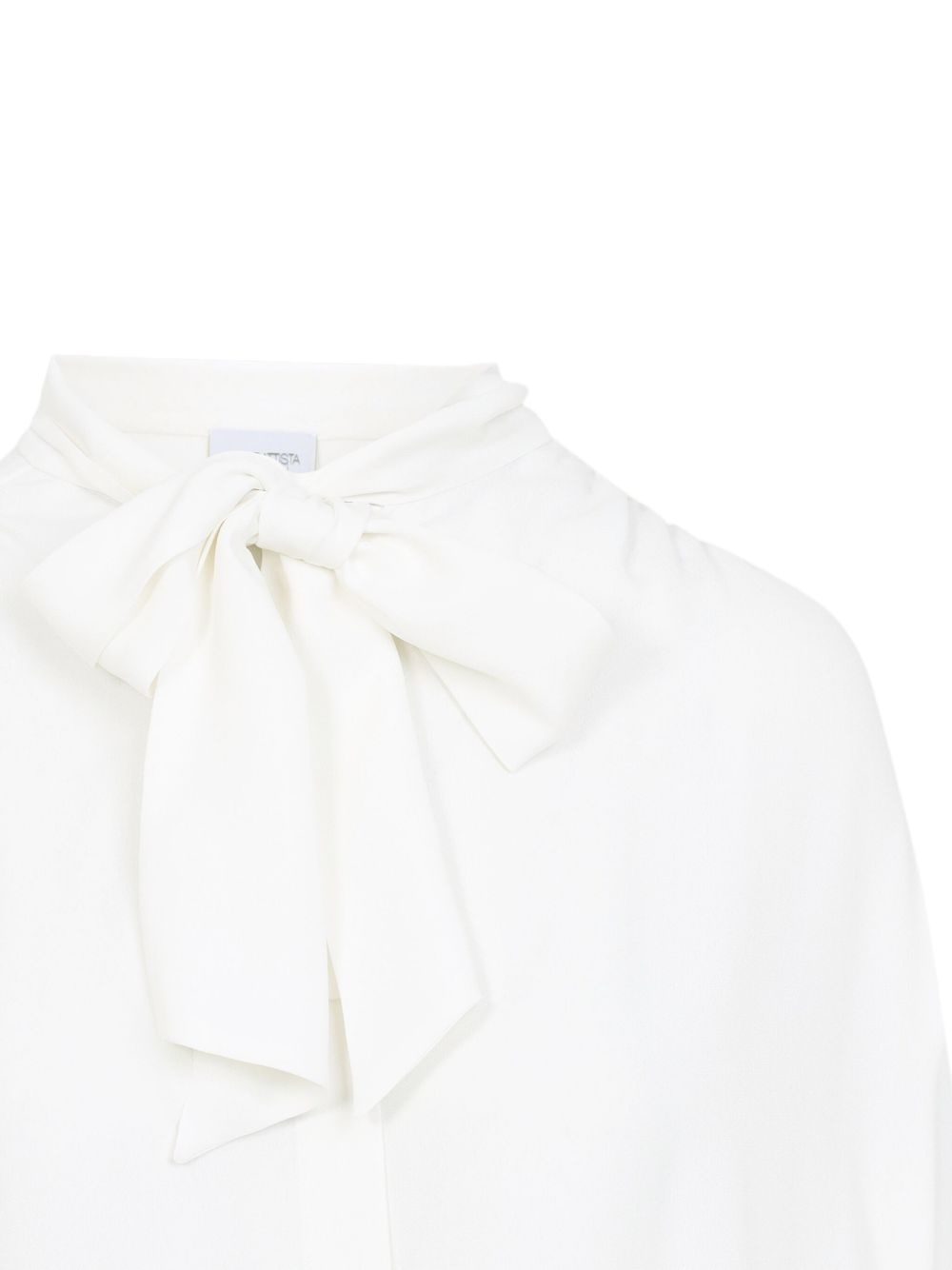 pussy bow-collar blouse - 4