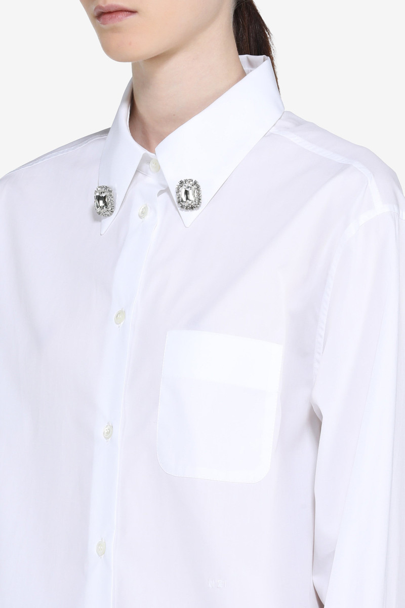 SHIRT WITH COLLAR APPLIQUES 5