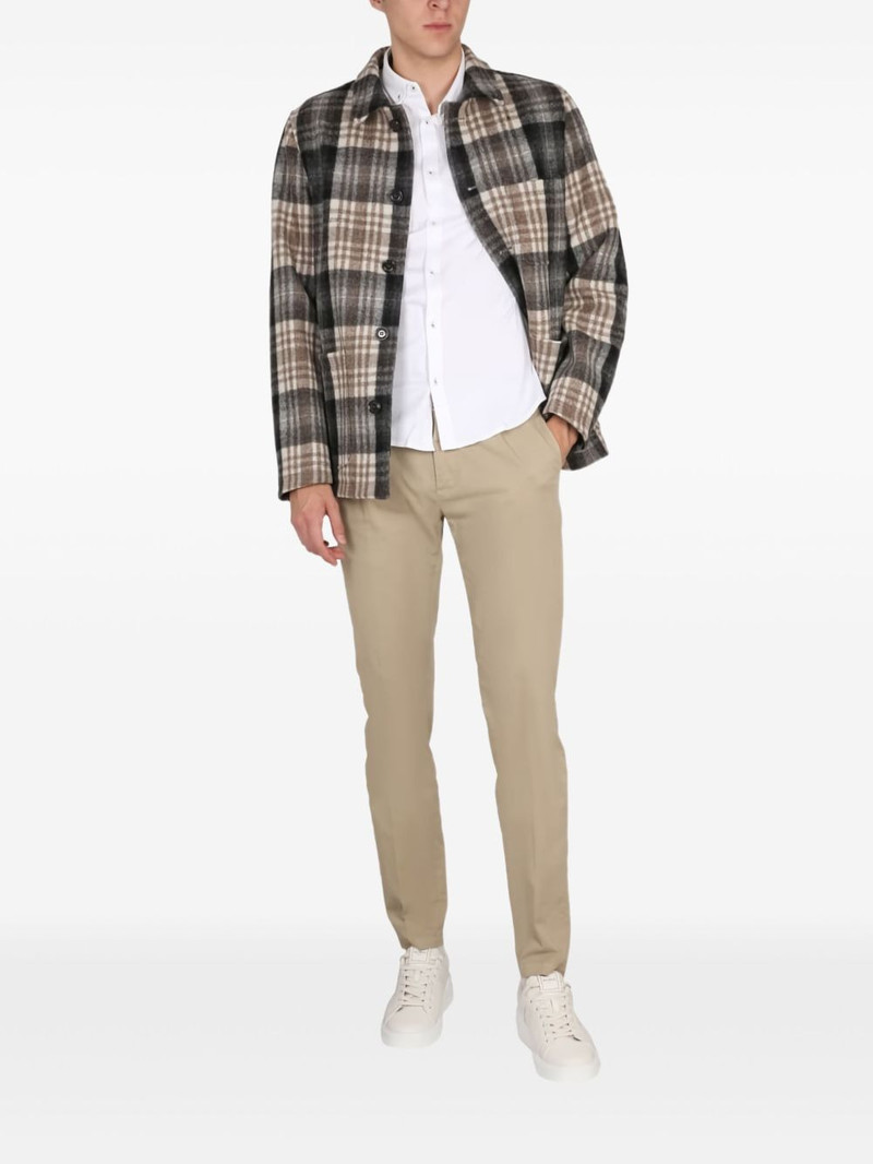 Aspesi checked-pattern buttoned shirt outlook