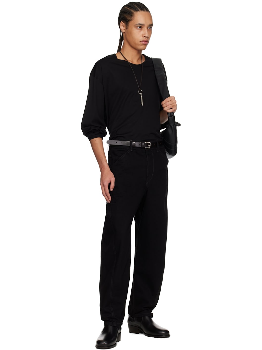 Black LS Relaxed T-shirt - 5