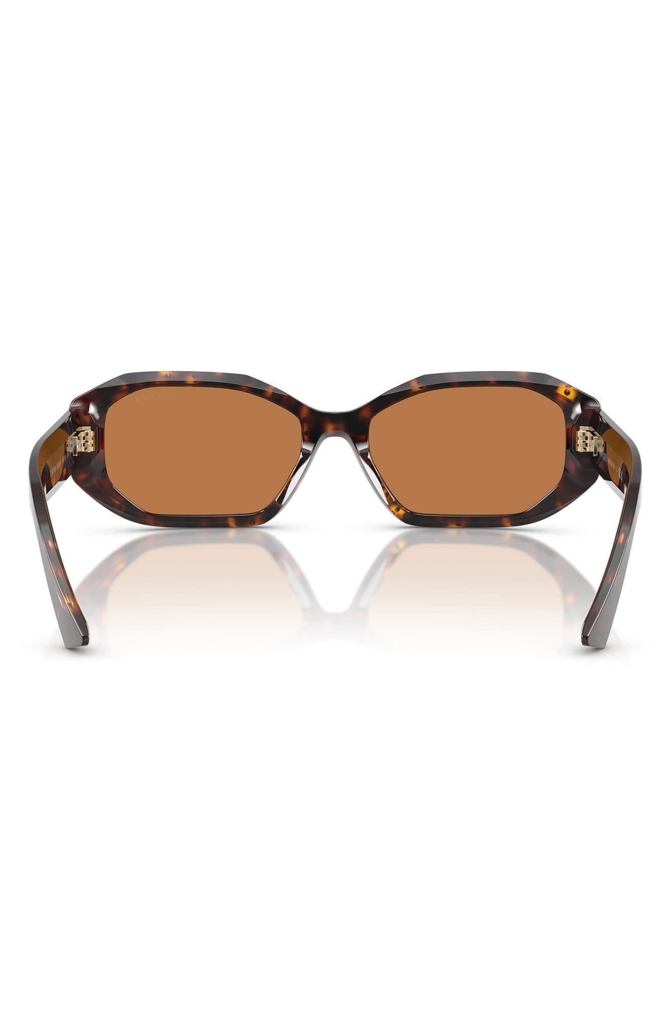 Jimmy Choo 56mm Oval Sunglasses in Brown at Nordstrom - 4
