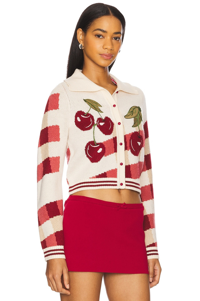 House of Sunny Cherry Tripper Cardi outlook