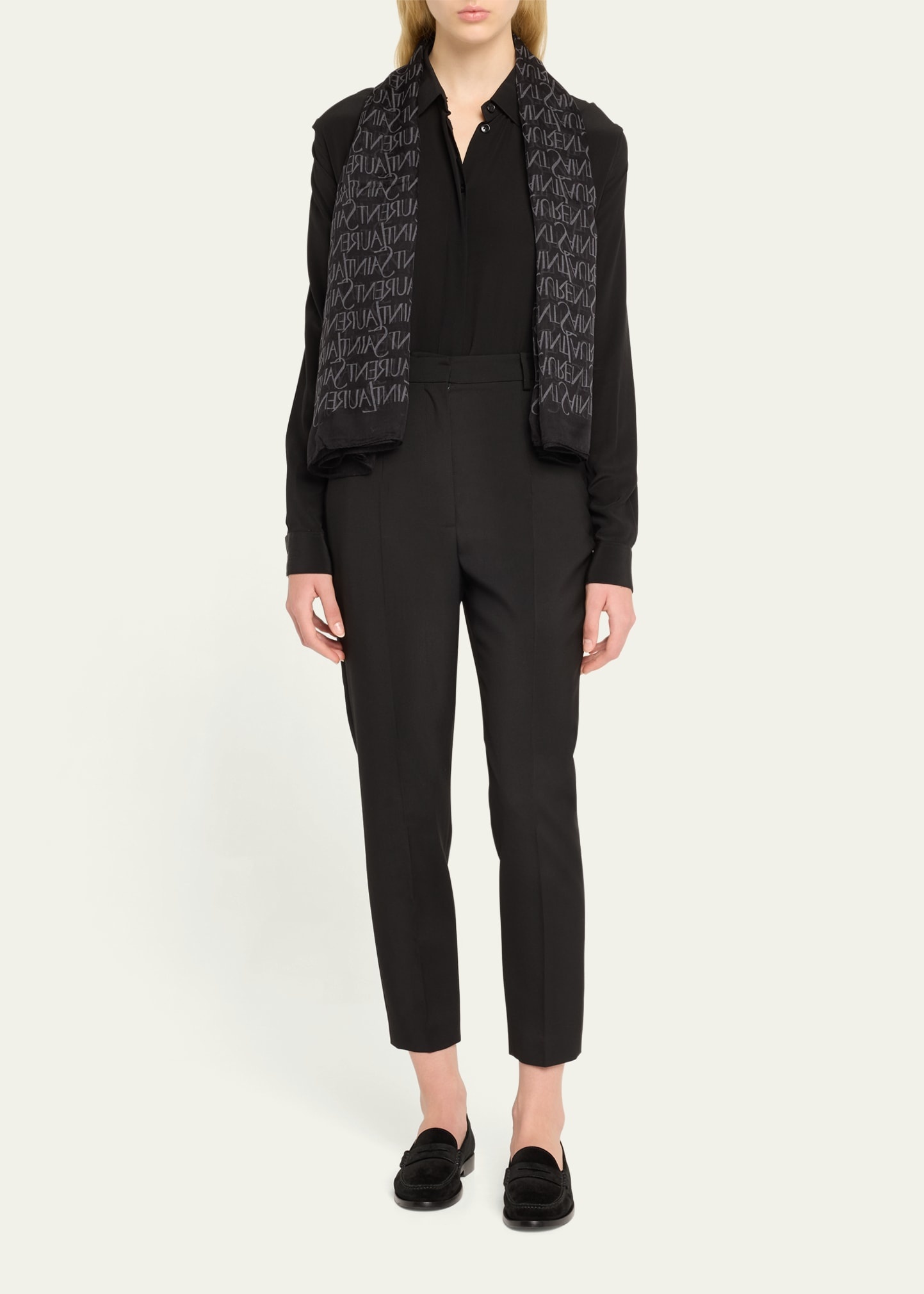 Monogram Sheer Scarf - 2