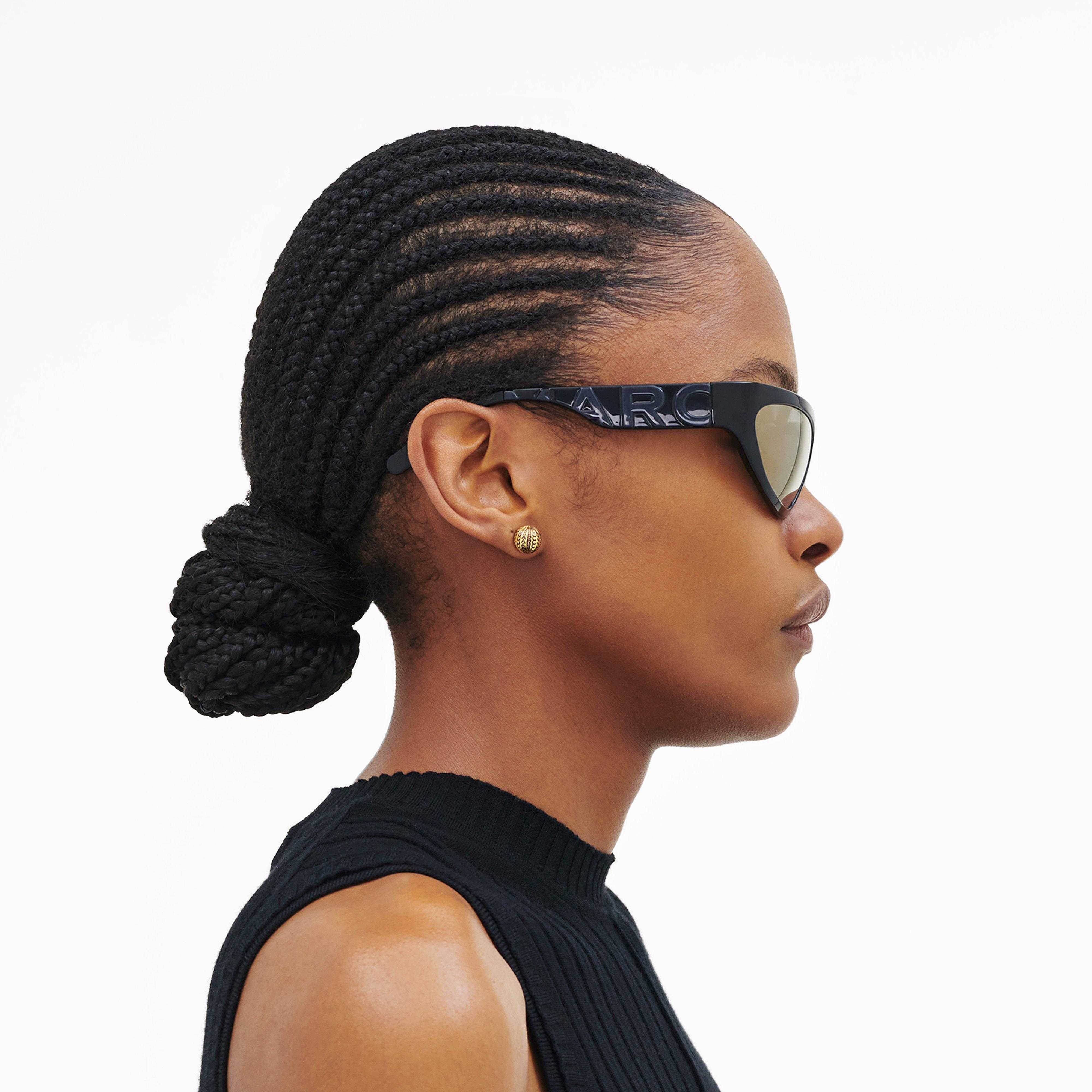 THE BOLD LOGO WRAPPED MIRRORED SUNGLASSES - 3