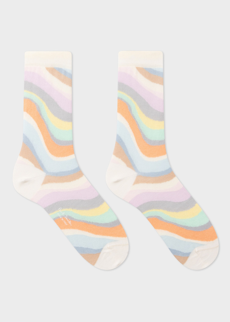 Paul Smith Women's Faded 'Swirl' Socks outlook