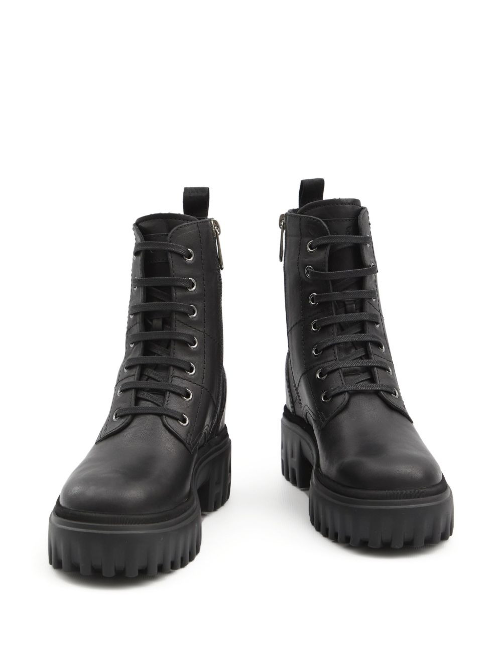 20mm lace-up platform boots - 3