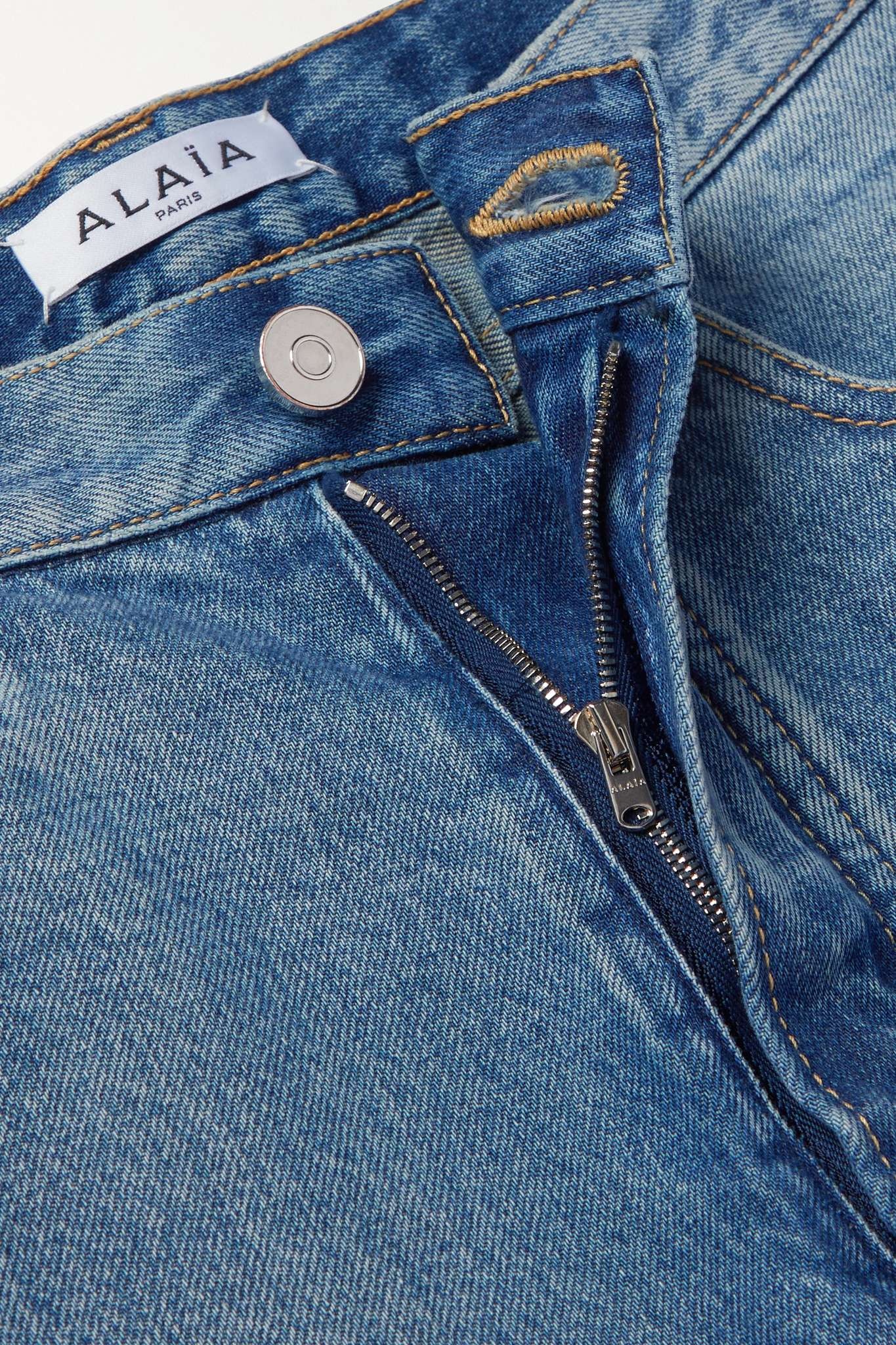 High-rise slim-leg jeans - 4