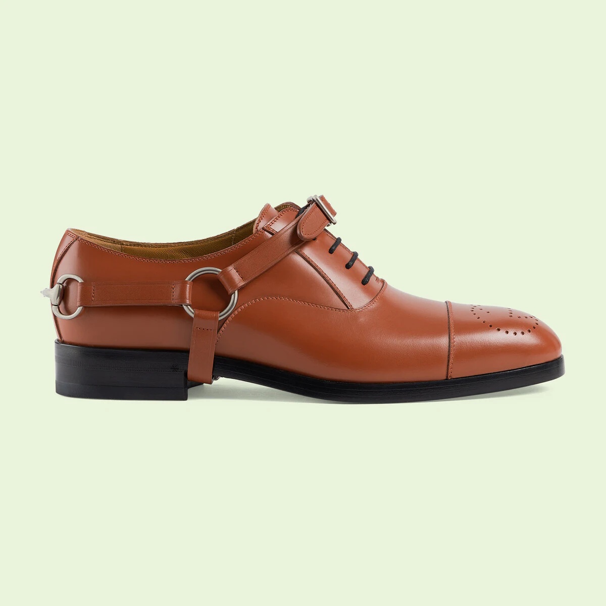 Men's lace-up shoe with harness - 1