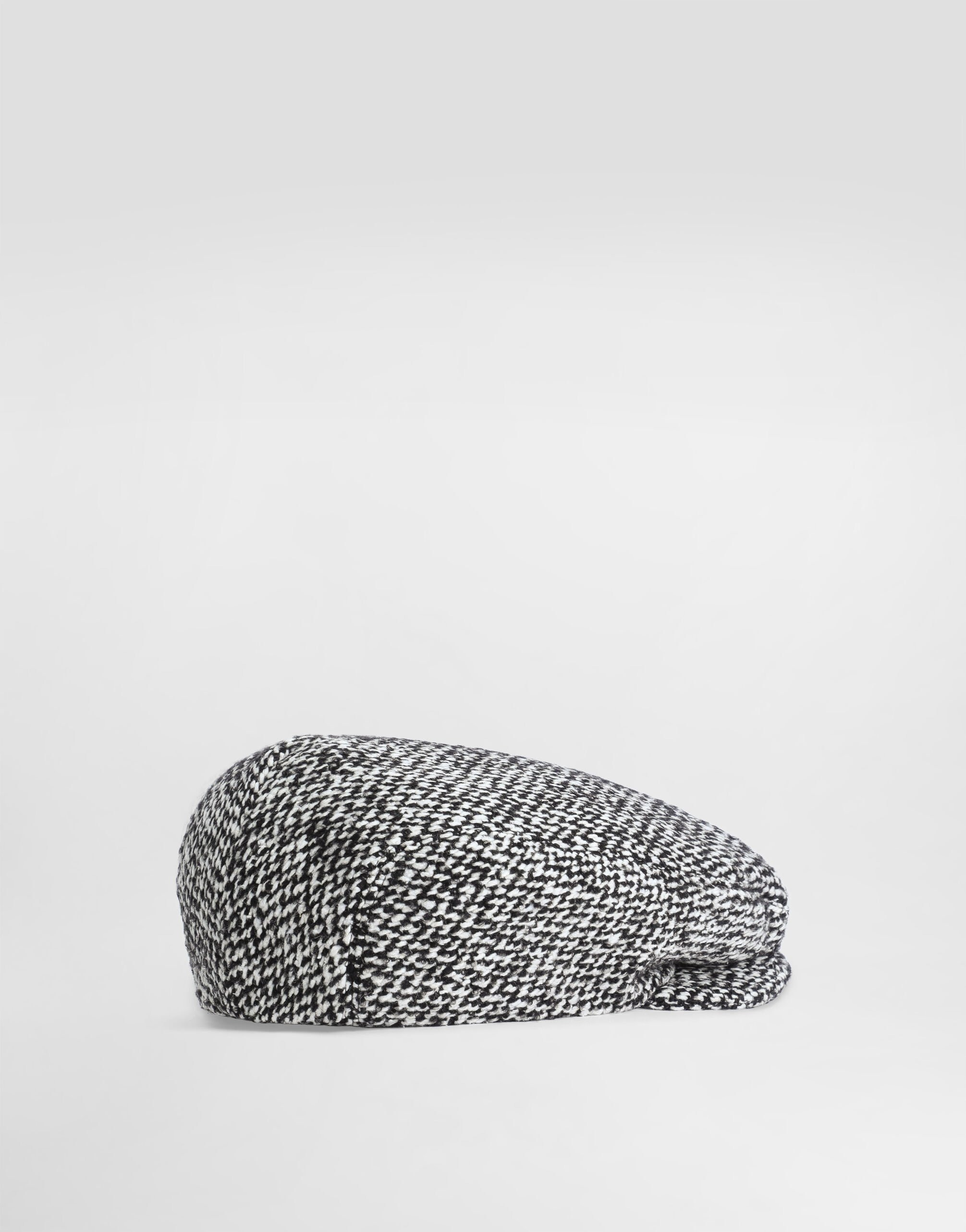 Wool blend dotted flat cap - 2