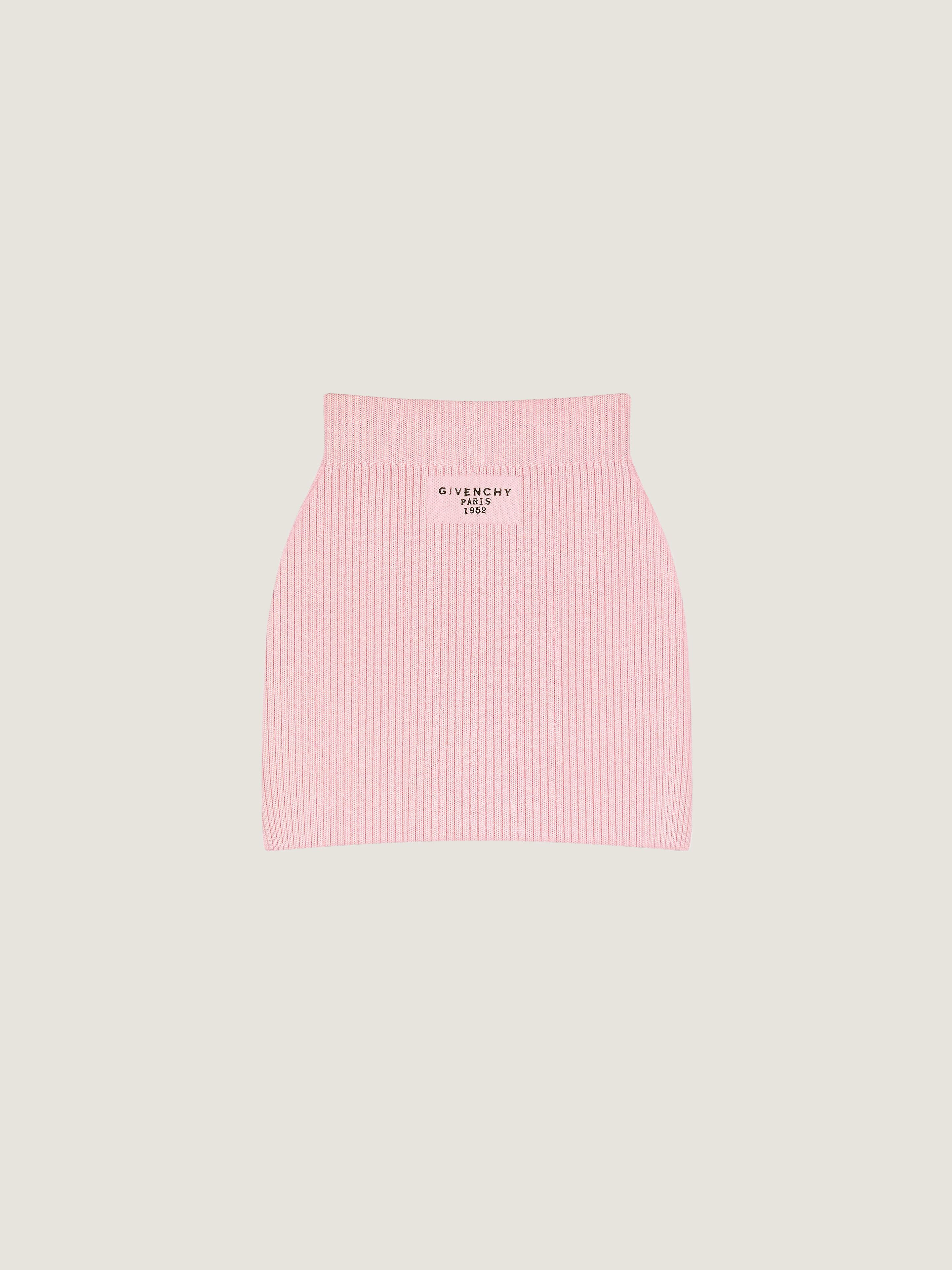 MINI PENCIL SKIRT IN WOOL - 4