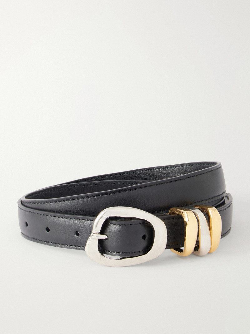 Tugela Croc-effect Leather Belt 1