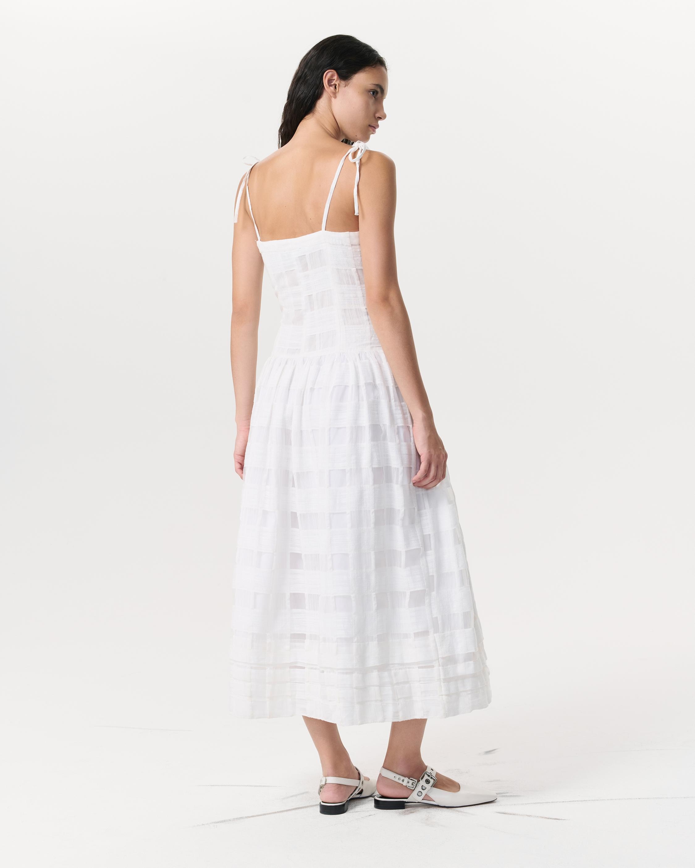 Presley Plaid Cotton-Blend Midi Dress - 5