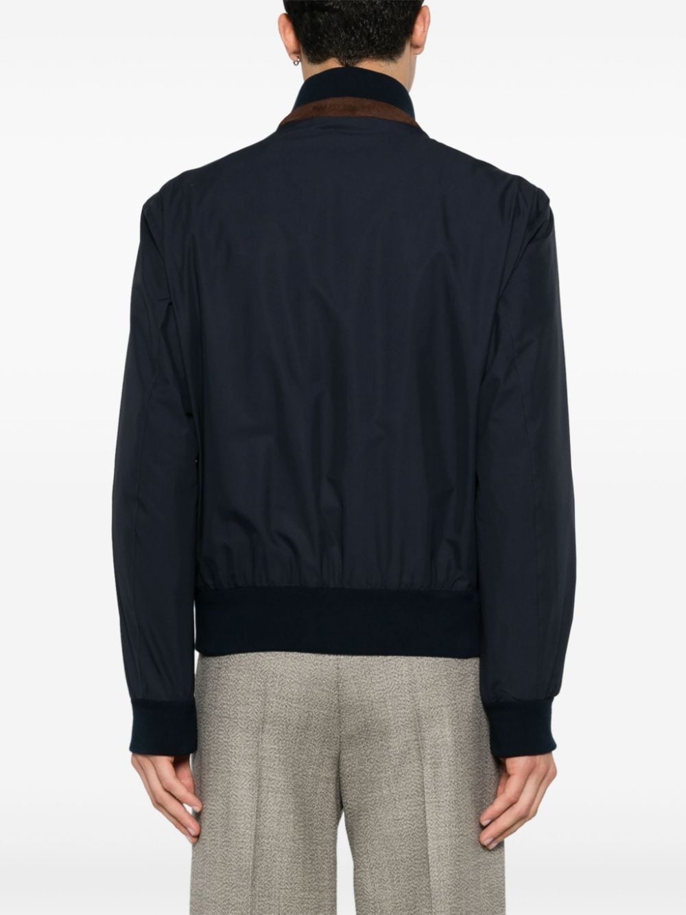 mulberry-silk bomber jacket - 4