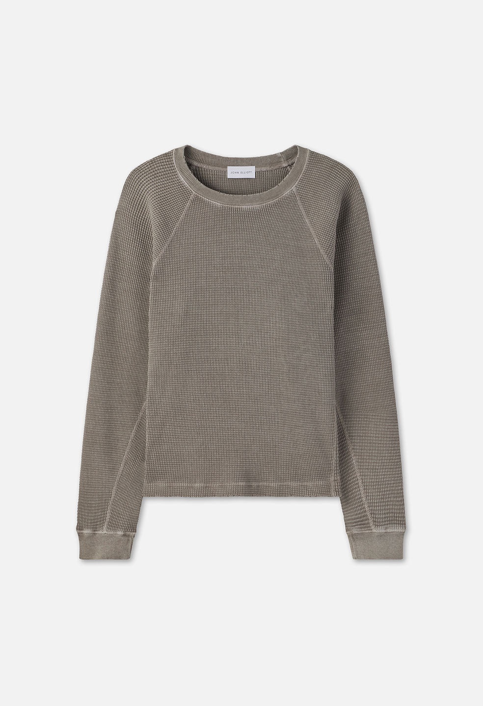 【関税込み】John Elliott グレー Folsom サーマルTシャツ John Elliott FOLSOM THERMAL CREW | Garmentory
