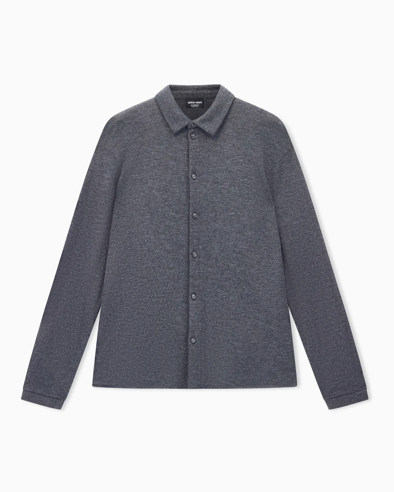 SHIRT CASHMERE INTERLOCK JERSEY REGULAR FIT - 1