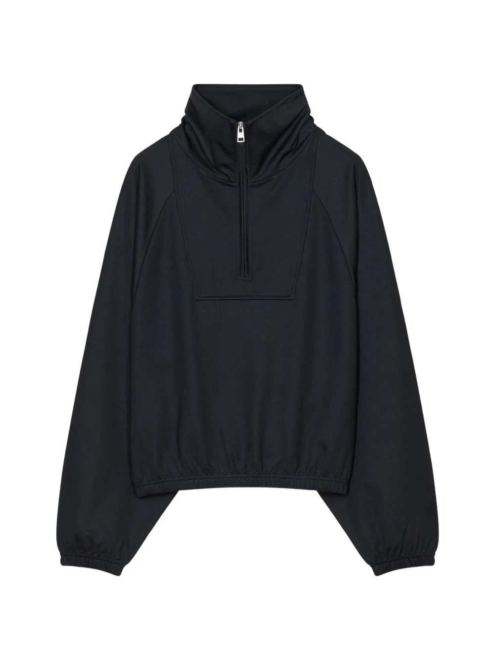 quarter-zip raglan-sleeve track jacket - 1