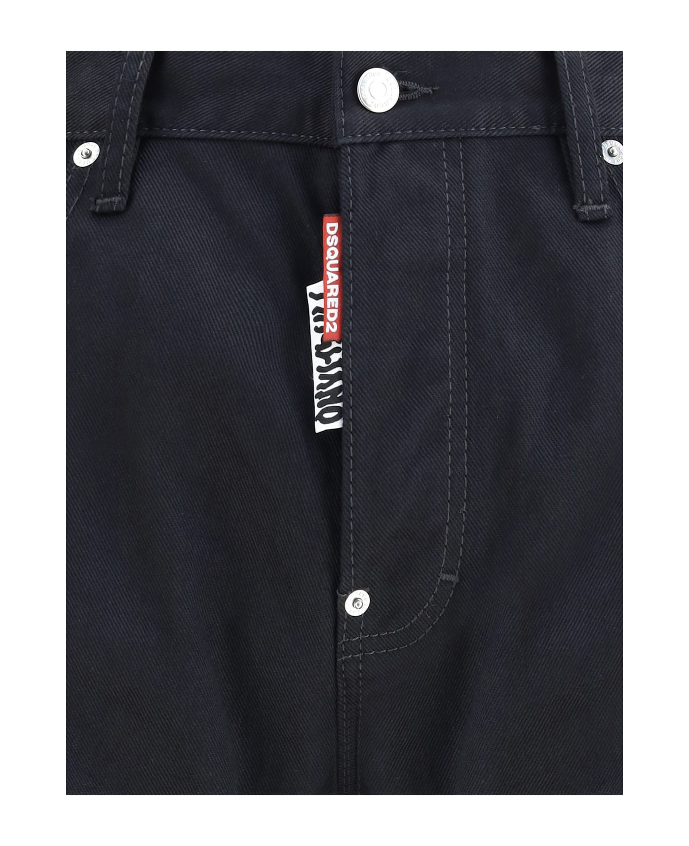 Cotton Straight Jeans - 3