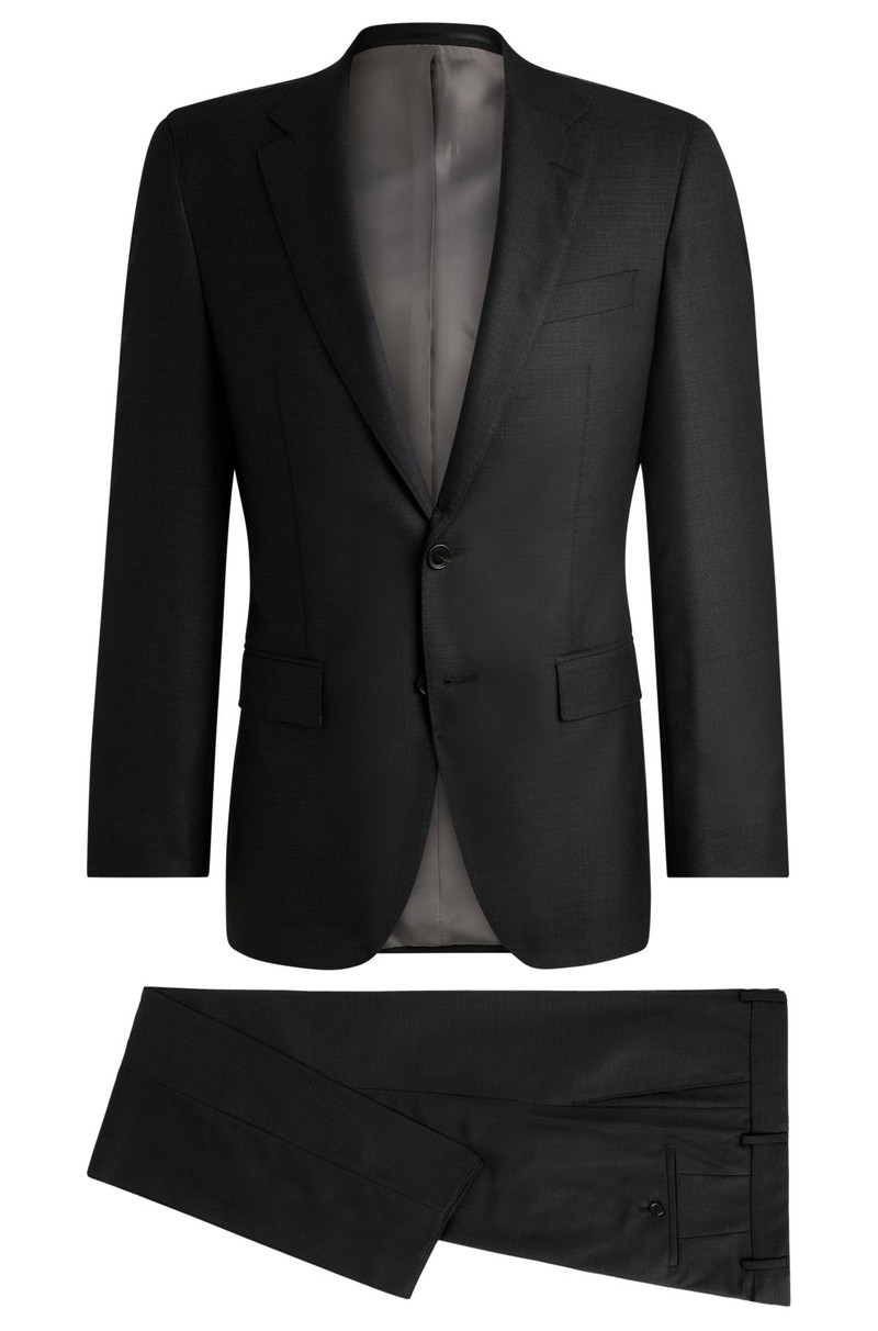 SLIM-FIT SUIT IN CHECKED WOOL 8