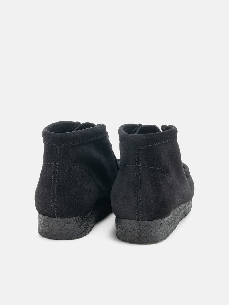 Clarks Originals Wallabee Boot Black Suede outlook
