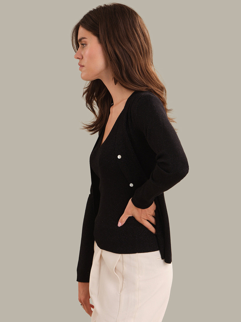 525 america Selene: Wool Rib Cardigan outlook