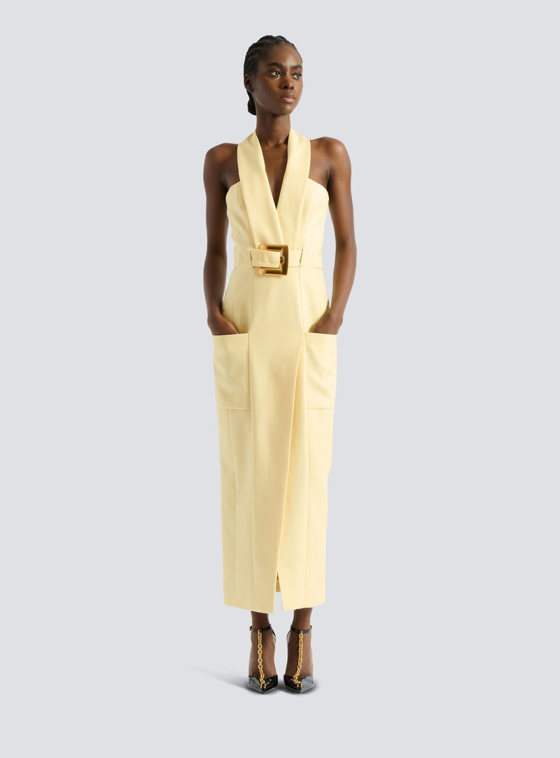 Long dress with belt 5