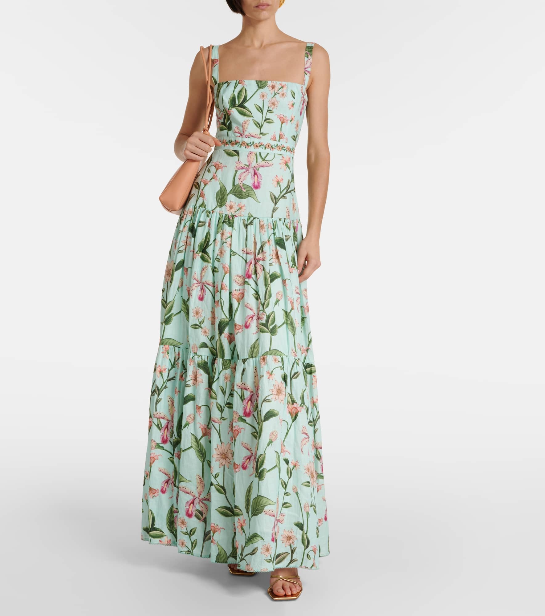 Lima floral cotton maxi dress - 2