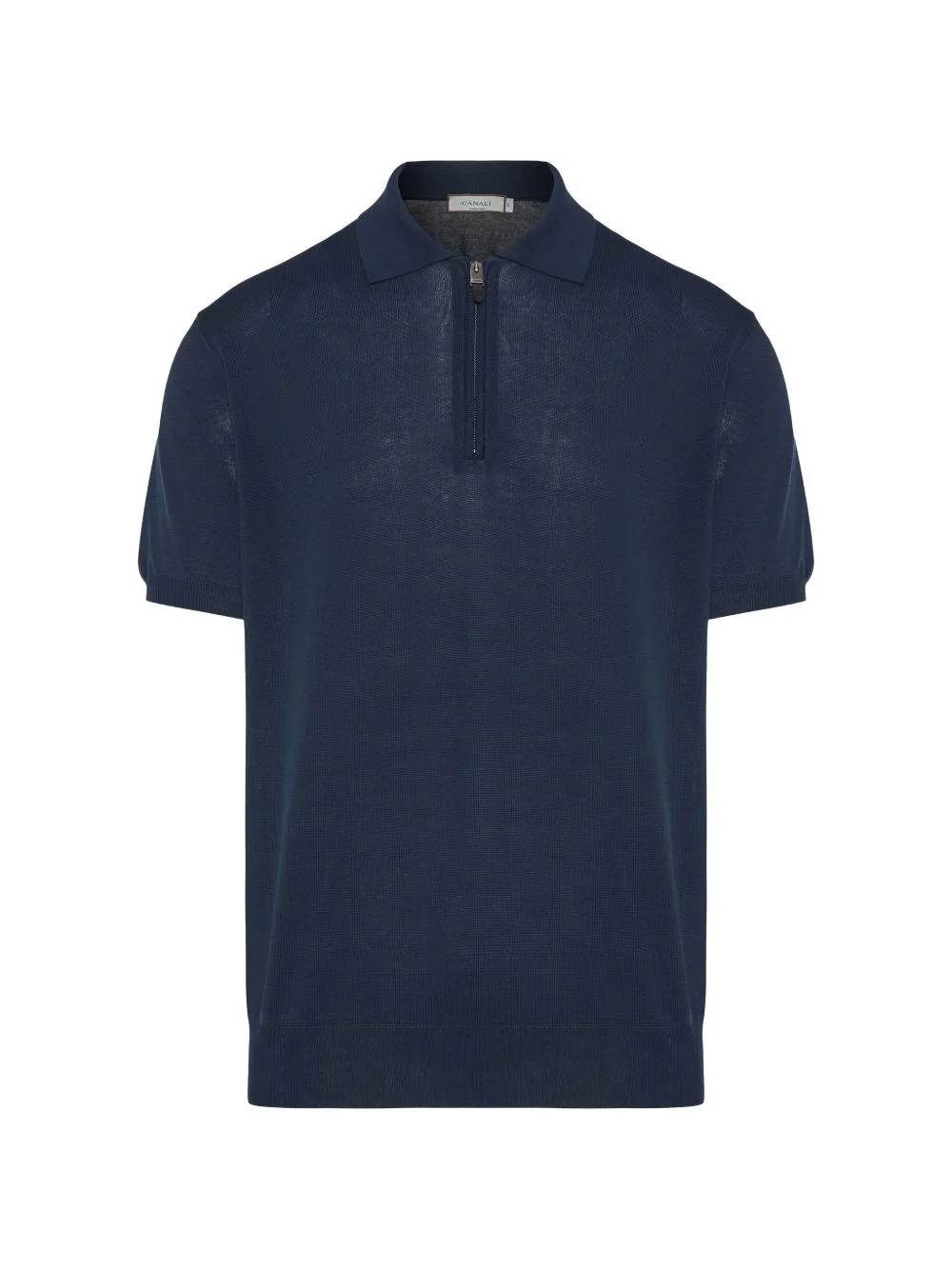 zip polo shirt - 1