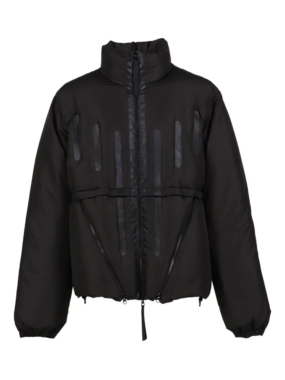 panelled puffer jacket - 1
