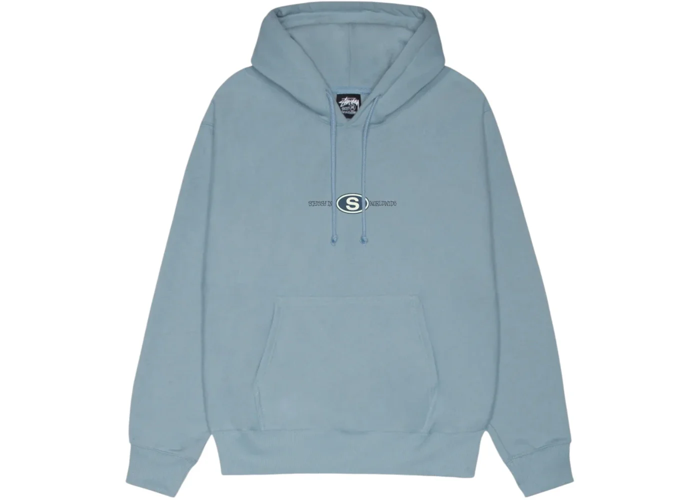 Stussy Worldwide Dot Hoodie Slate - 1