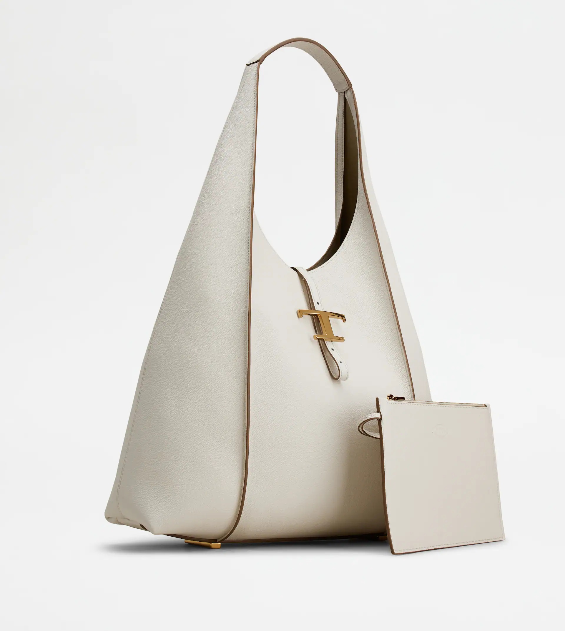【送料&関税込】Tod's hobo White Leather Bag Tod's - Shirt Hobo White Leather Small Handbag | Mitchell Stores