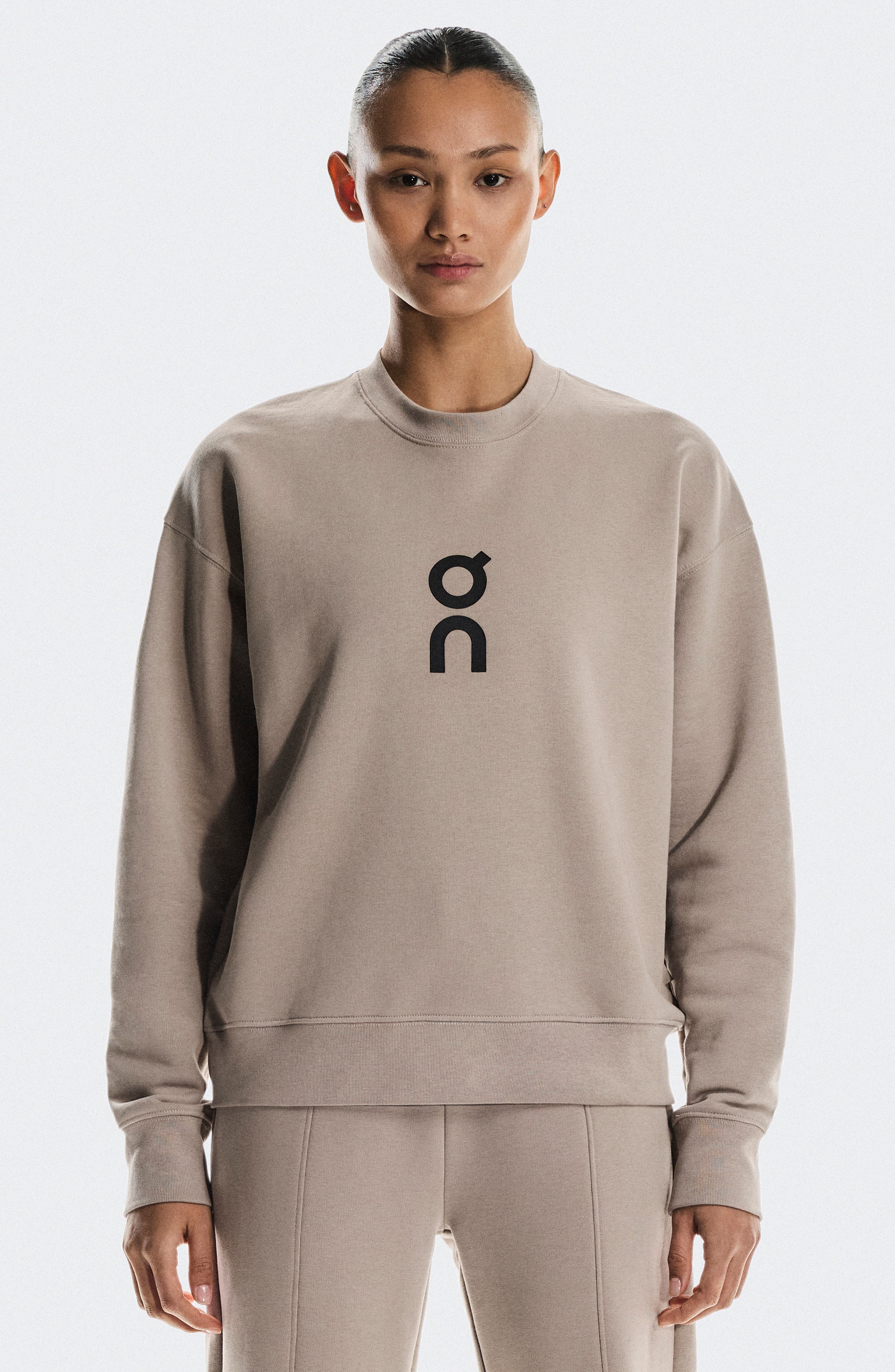 Club Crewneck Cotton Blend Sweatshirt in Desert at Nordstrom - 4