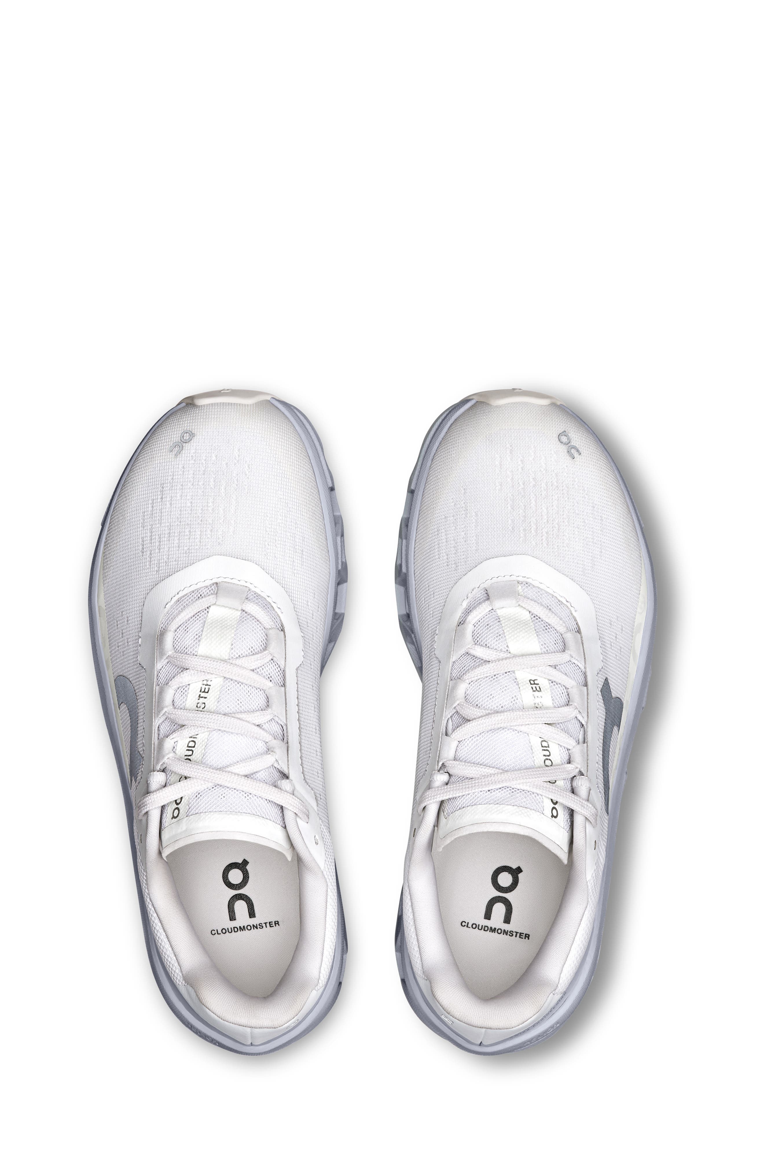 Cloudmonster Running Shoe in White/Glacier at Nordstrom - 4