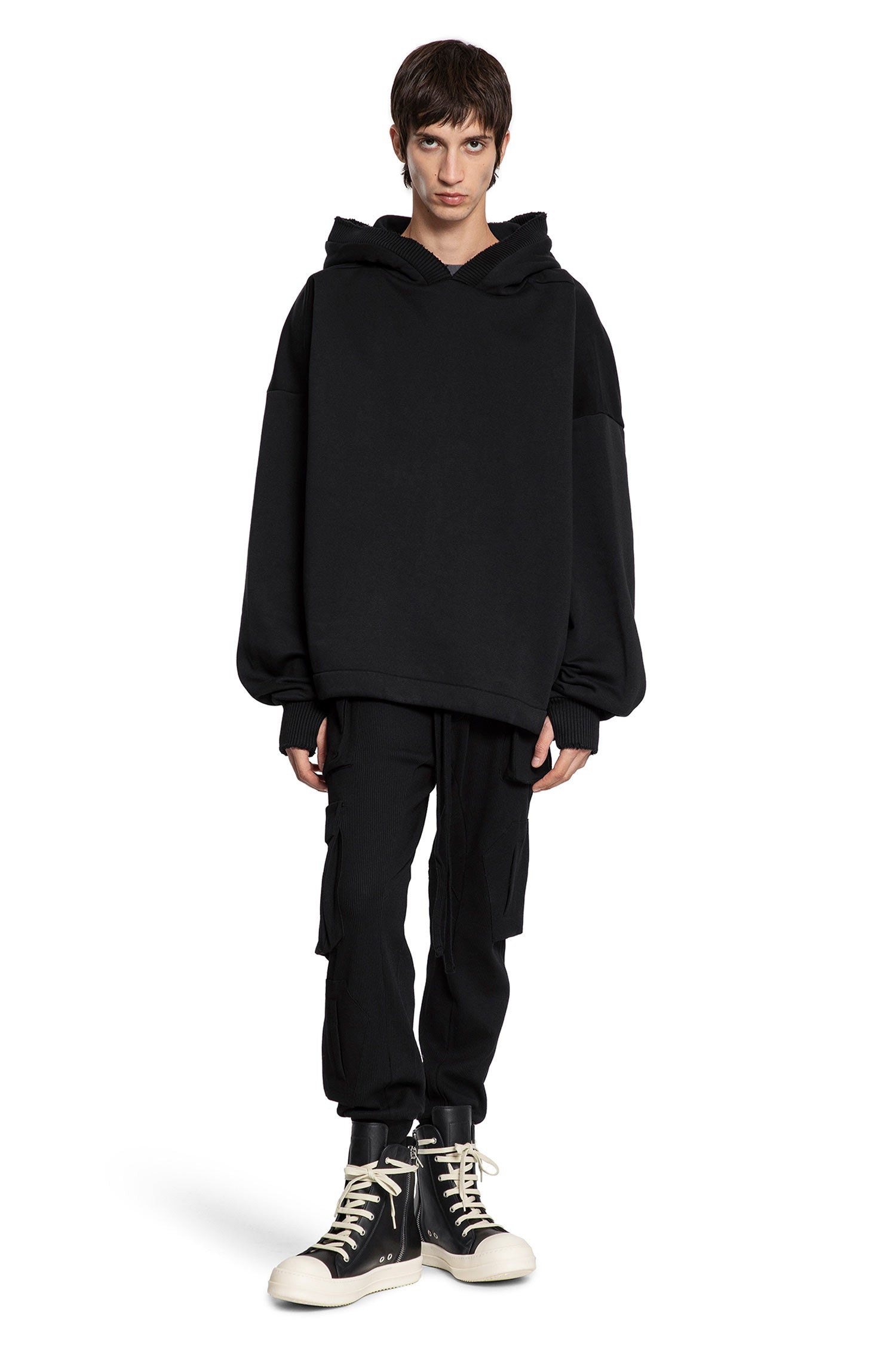 Cotton-Jersey-Hoodie-With-Hand-Gaiters - 6