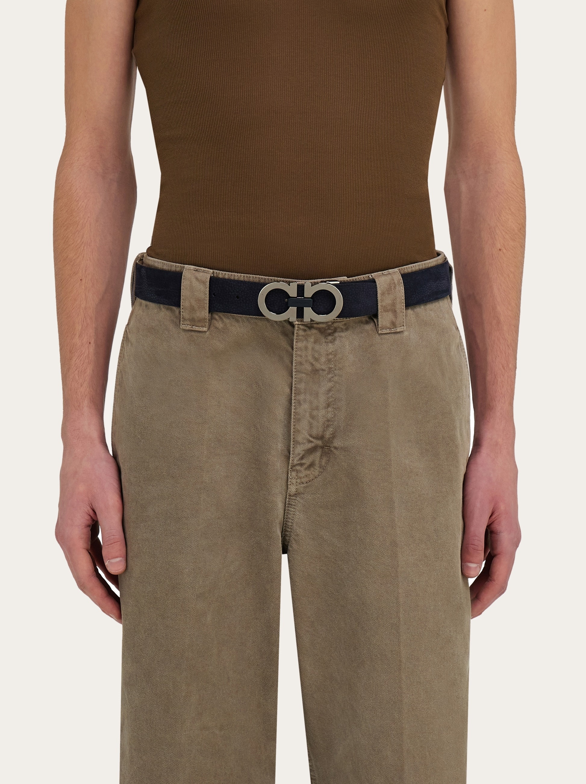 Adjustable Gancini belt - 4