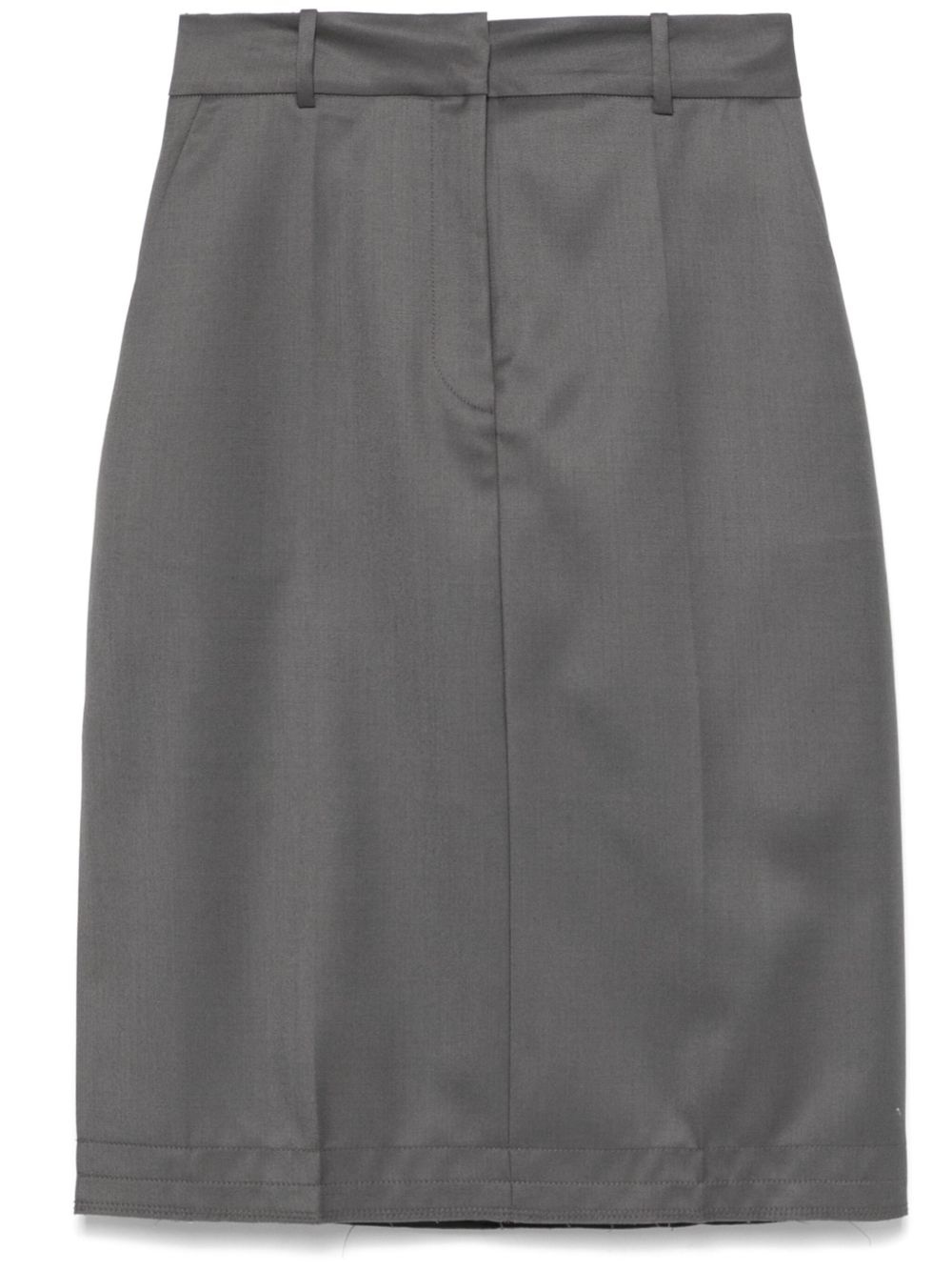LOW CLASSIC H-line mini skirt | REVERSIBLE