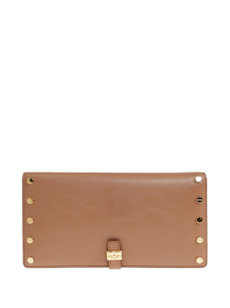 studs-embellishment flap wallet 1