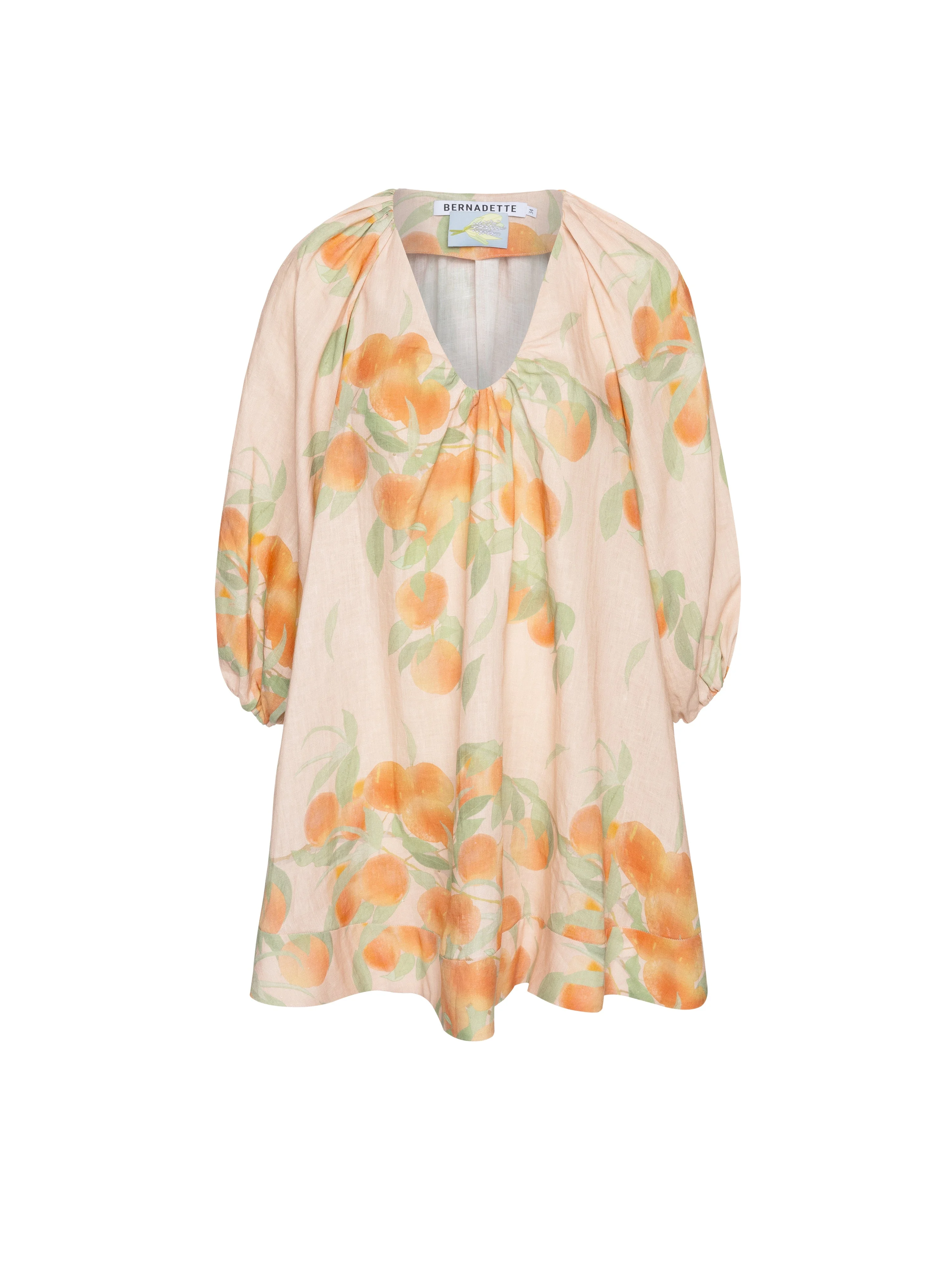 Short Dress Georgette - 1