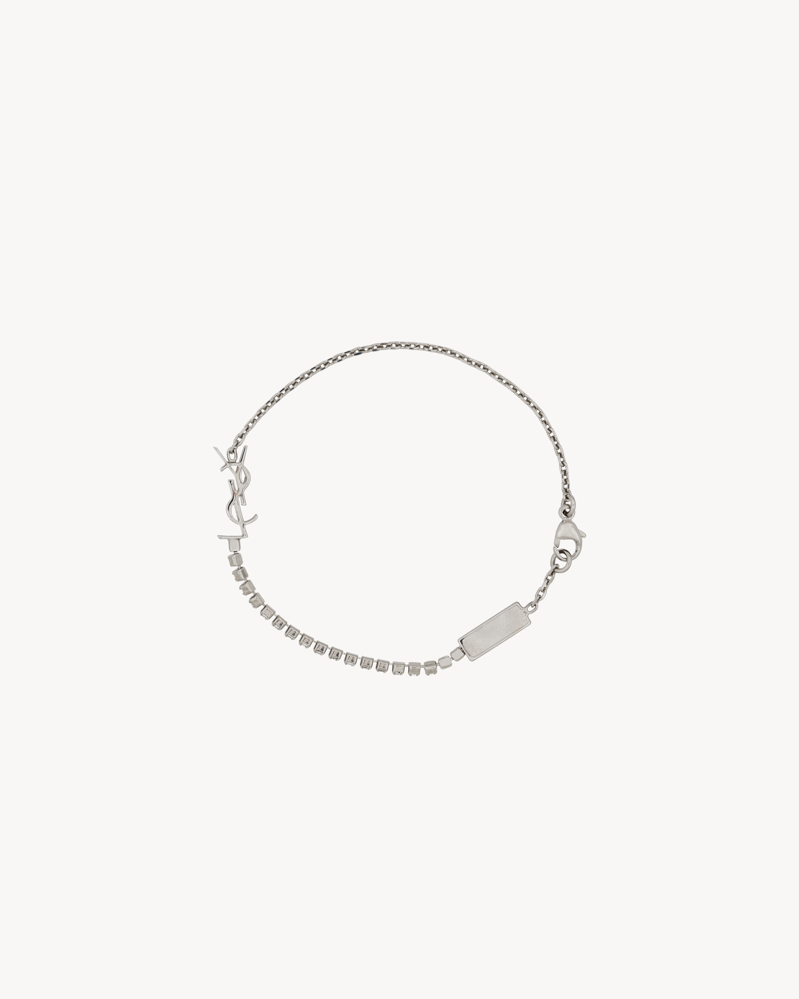 opyum rhinestone bracelet in metal - 2